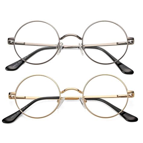 round eyeglasses amazon|glasses with circular lenses.